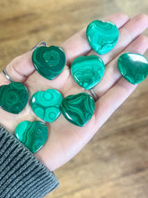 Load image into Gallery viewer, Natural Malachite Polished heart
