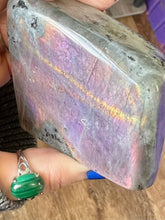 Load image into Gallery viewer, PurpleFlash Labradorite freeform with Golden Fire Seam #4