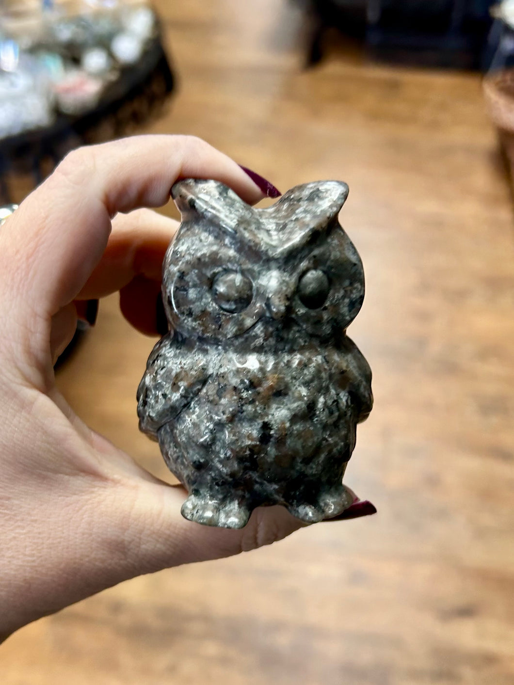 Uv reactive Yooperlite owl