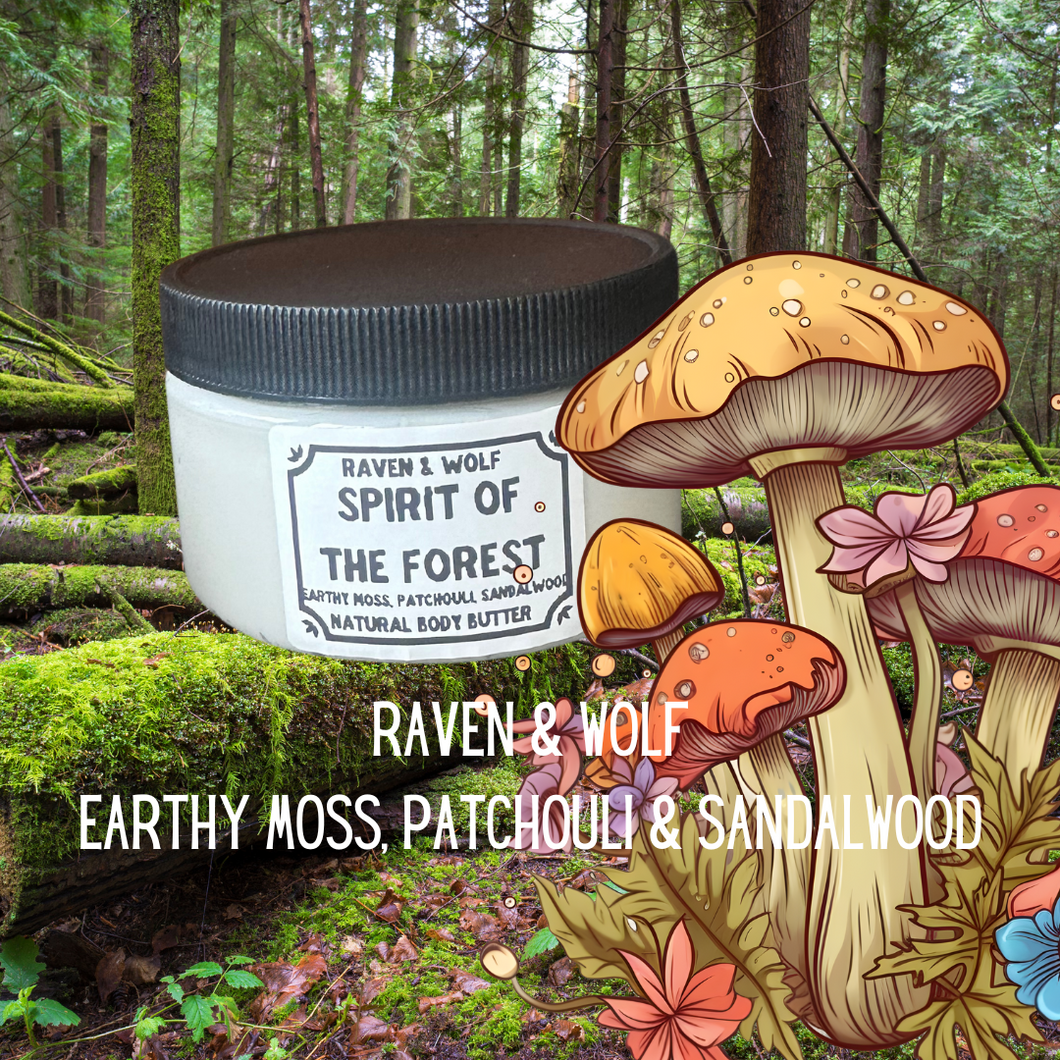 Spirit of the Forest natural Body butter -4oz