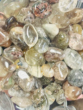 Load image into Gallery viewer, Lodolite- Garden Quartz tumble
