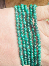 Load image into Gallery viewer, Faceted Malachite bracelet
