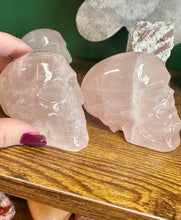 Load image into Gallery viewer, Rose Quartz large skull
