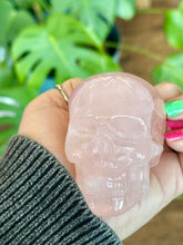 Load image into Gallery viewer, Chunky Rose Quartz Skull
