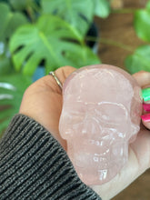 Load image into Gallery viewer, Chunky Rose Quartz Skull
