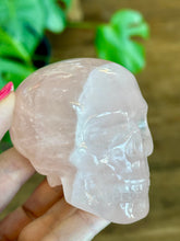 Load image into Gallery viewer, Chunky Rose Quartz Skull
