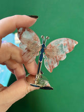 Load image into Gallery viewer, Red jasper butterfly on stand -Free shipping
