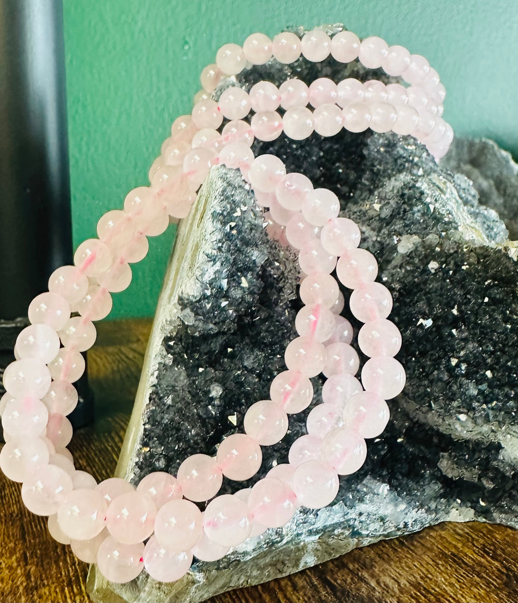 Rose quartz bracelet
