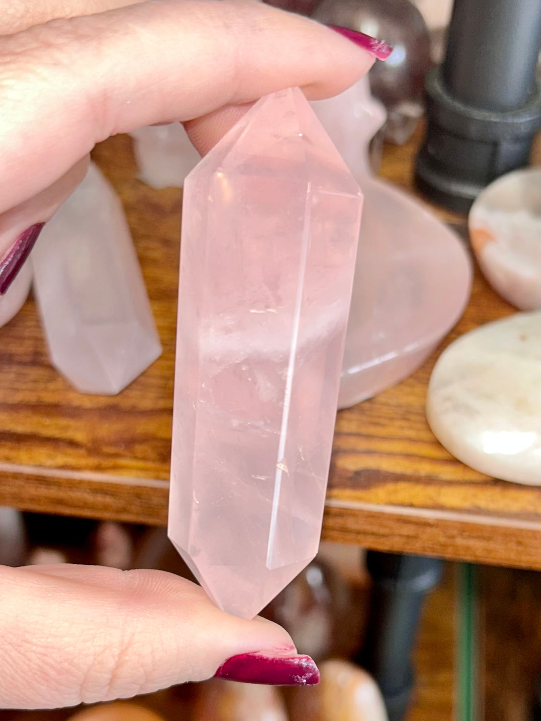 Rose quartz DT